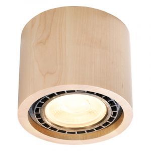 Houten opbouwspot bruin, Alessio