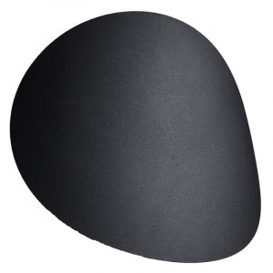 Moderne up down wandlamp Jildou, zwart, aluminium