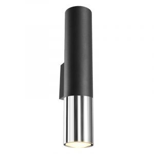 Moderne up down wandlamp Hediye, chroom, aluminium