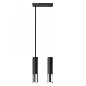 Moderne hanglamp Hediye, chroom, aluminium, 2L