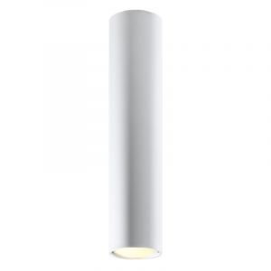 Witte opbouwspot Harley, aluminium, 40 cm