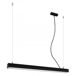 Moderne hanglamp Mascha, zwart, aluminium, 31w, 3000K