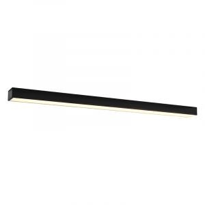 Moderne plafondlamp Mascha, zwart, aluminium, 48W, 3000K