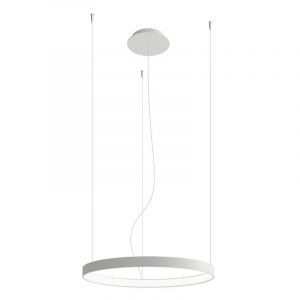 Moderne hanglamp Ringo, wit, aluminium, 50w, 3000K