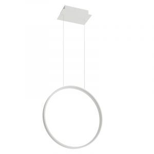 Moderne hanglamp Ringo, wit, aluminium, 30w, 3000K