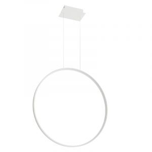 Moderne hanglamp Ringo, wit, aluminium, 50w, 3000K