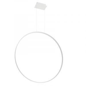 Moderne hanglamp Ringo, wit, aluminium, 70w, 3000K