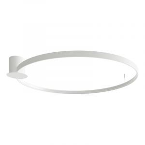 Moderne plafonnière Ringo, wit, aluminium, 70w, 3000K