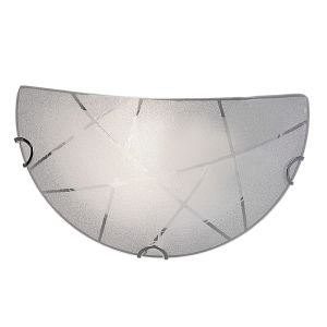 Witte wandlamp modern, Fortes