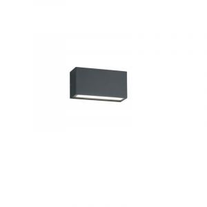 Antraciete buitenlamp modern, Seby, 10W, 3000K LED, IP65
