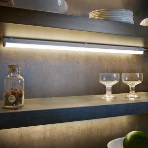Witte plafondlamp kunststof, Irmak, 13W, 3000K LED, met schakelaar