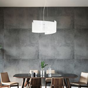 Moderne hanglamp Anna, Wit
