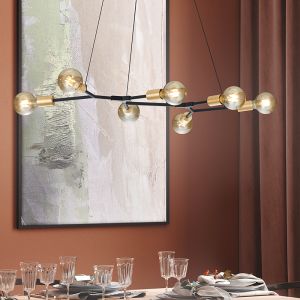 Zwarte hanglamp modern, Kyan