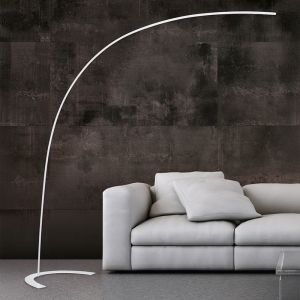 Witte booglamp modern, Libro, 18W, 3000K LED, met schakelaar