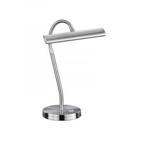 Nikkelen tafellamp modern, Eliza, 4W, 3000K LED, met schakelaar