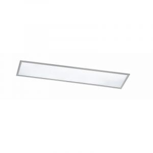 Nikkelen plafonnière modern, Badria, 30W, 3000K LED