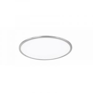 Nikkelen plafonnière modern, Badria, 30W, 3000K LED