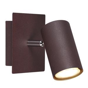 Roestkleurige wandspot modern, Kaso