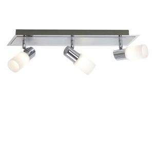 Grijze plafondspot glas, Morely, 4,3W, 3000K LED