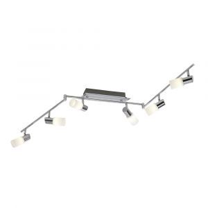 Grijze plafondspot glas, Morely, 4,5W, 3000K LED