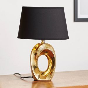 Gouden tafellamp Moldrup, Keramiek