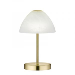Nikkelen tafellamp modern, Aaron, 2,5W, 3000K LED, met schakelaar