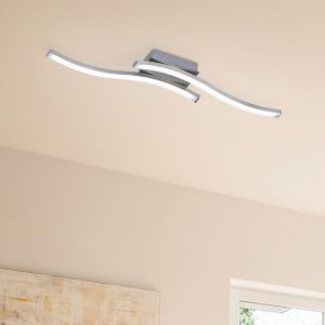 Nikkelen plafonnière design, Go, 5W, 3000K LED
