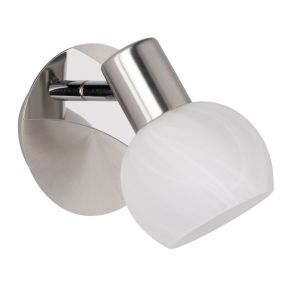 Nikkelen wandspot modern, Benita