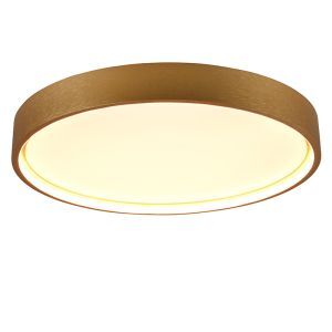 Messing plafonnière modern, Destin, 29W, warm tot koud wit verstelbare LED