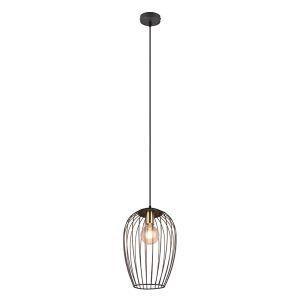 Zwarte hanglamp industrieel, Dilano