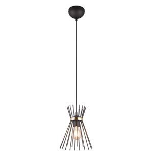 Zwarte hanglamp industrieel, Fransiscus