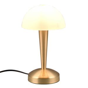 Messing tafellamp modern, Delila, met touchdimmer