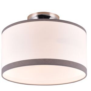Witte plafonnière modern, Denley