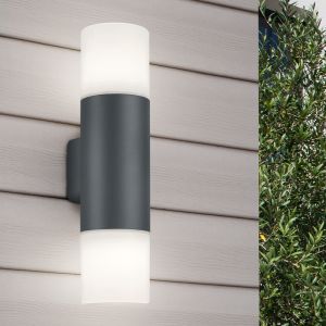 Antraciete buitenlamp modern, Fjelso, IP44