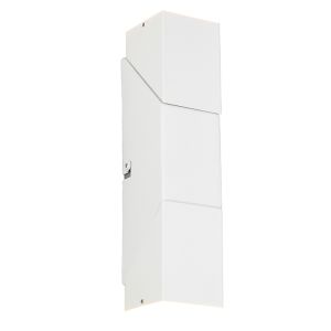 Witte up down wandlamp modern, Lok, 3W, 3000K LED