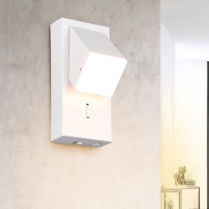 Witte wandlamp modern, Lok, 3W, 3000K LED