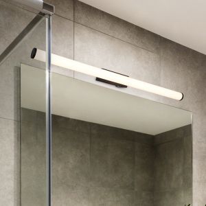 Moderne wandlamp Staby, zwart, metaal, geïntegreerde LED