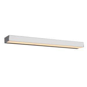 Moderne wandlamp Basma, chroom, aluminium, geïntegreerde LED