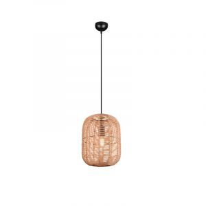 Vintage hanglamp Elham, zwart