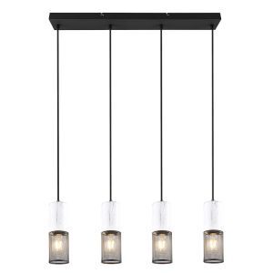 Zwarte hanglamp vintage, Marjet