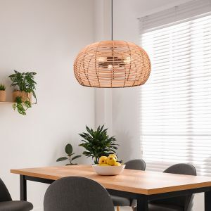 Rotan hanglamp bruin, Nesrine