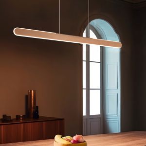 Bruine hanglamp modern, Dwayn, 28W, warm tot koud wit verstelbare LED