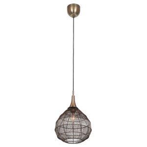 Bronzen hanglamp landelijk, Rins