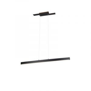 Moderne hanglamp Thyra, zwart, 44w geintegreerd LED
