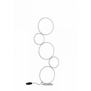 Witte vloerlamp Robon, metaal, modern, 36 watt