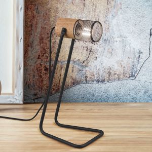 Vintage tafellamp Jessica, zwart
