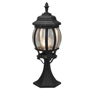 Zwarte buitenlamp klassiek, Evander, IP23