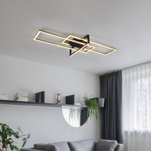 Moderne plafondlamp Hatun, Messing, incl. LED, warm wit