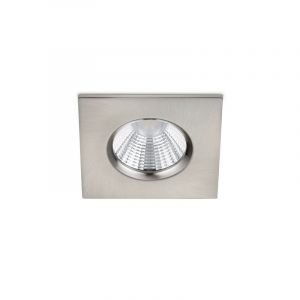 Nikkelen badkamer inbouwspot Iman, metaal, IP65, 5 watt
