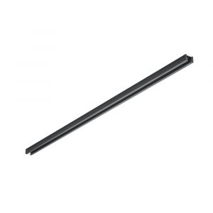 1 meter spanningsrail voor 2-fase railverlichting, zwart